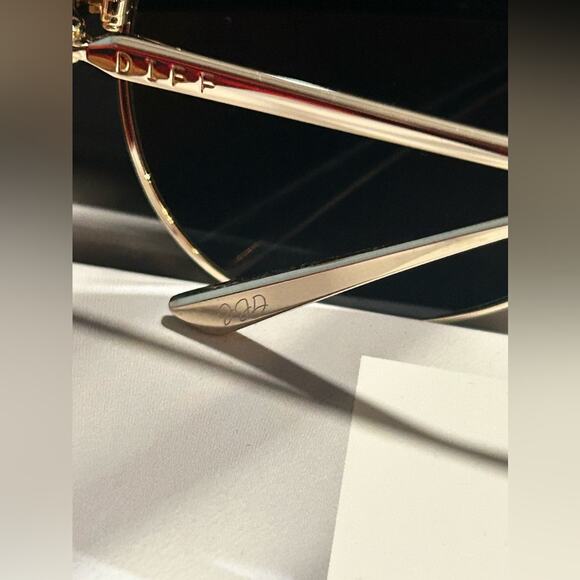 Diff Jesse James Decker Denver Gold G15 Sunglasses - Picture 4 of 11